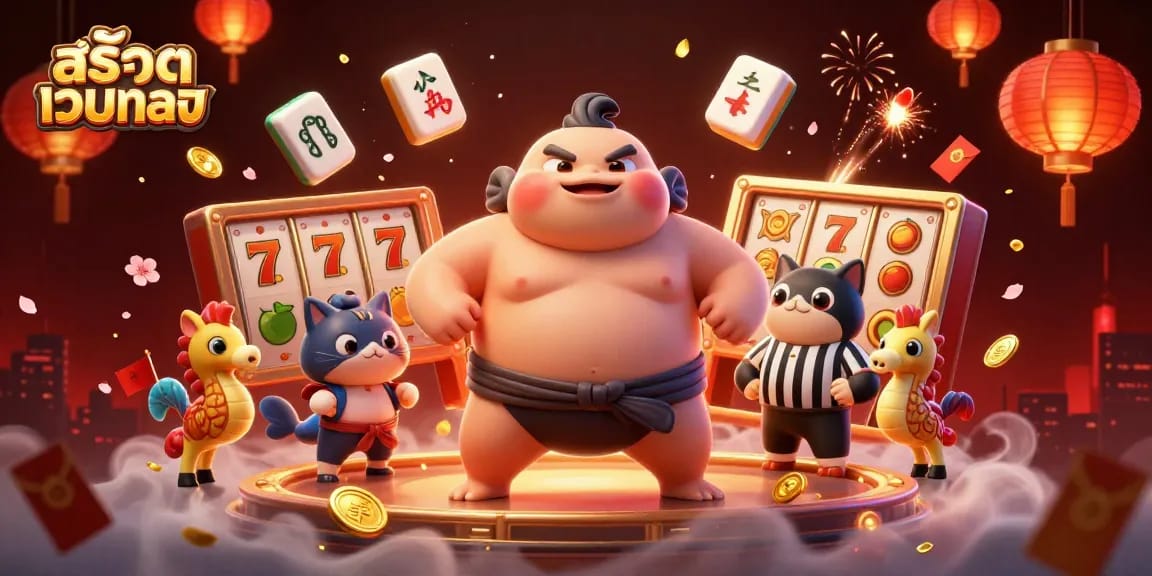 Experience thrilling สล็อตเว็บตรง action in this vibrant 3D casino illustration featuring exciting slot reels.