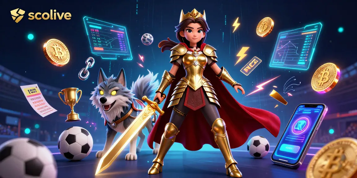 Socolive showcases a sports betting queen with vibrant illustrations, excitement, and energy