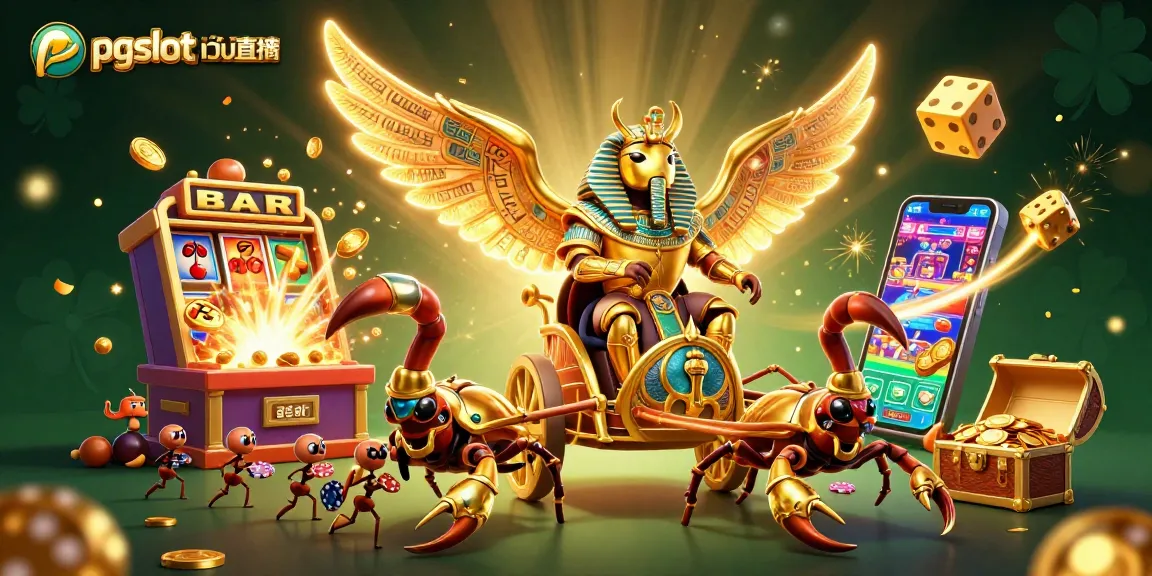 เล่นเกมสล็อตผ่าน pgslot เว็บตรง รับโบนัสที่แตกง่ายในภาพประกอบ 3D