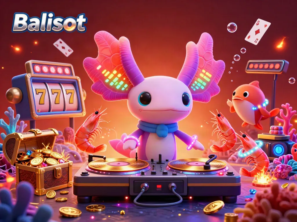 Experience Balislot's thrilling underwater casino adventure, featuring vibrant animations and lively characters.