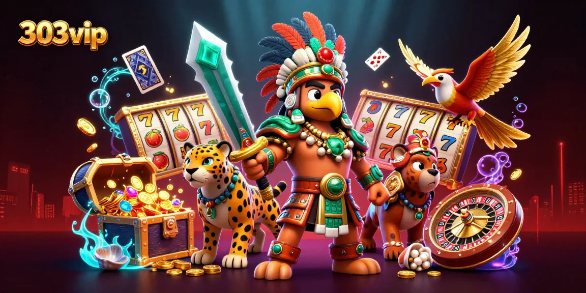 Spin the reels and win big with 303vip's exciting online casino adventures!