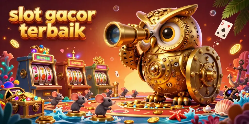 Slot gacor terbaik saat bermain di kasino yang penuh harta karun dan simbol slot menggiurkan.