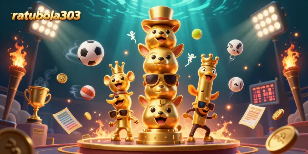 Mainkan permainan kasino di ratubola303 dengan simbol keberuntungan dan momen seru.