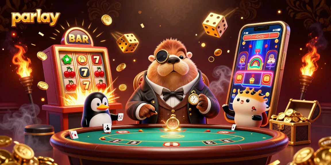 Experience the thrill of parlay betting in this vibrant underwater casino scene.