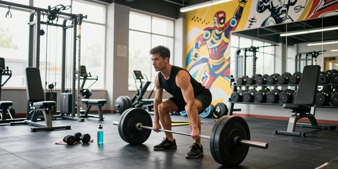Workout in the Official Prime Pharma Steroid Shop gym with dynamic energy and fitness training elements.
