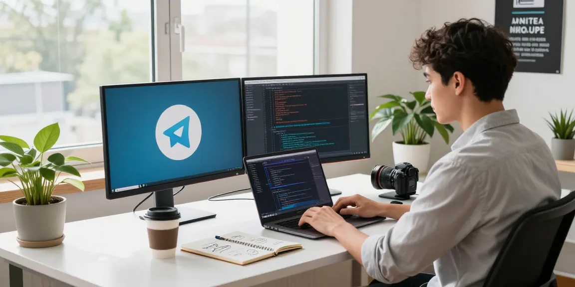 Young professional engaging with the 纸飞机中文版 software in a modern home office environment.