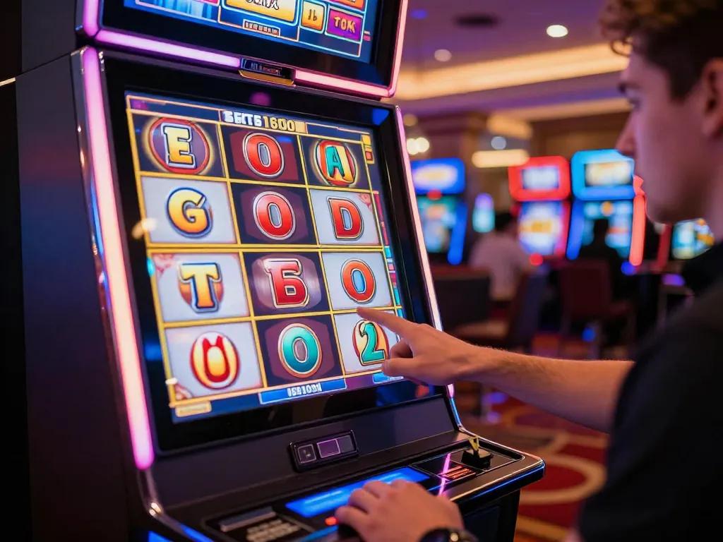 Engaging gameplay at a slot 10k machine displaying vibrant graphics.