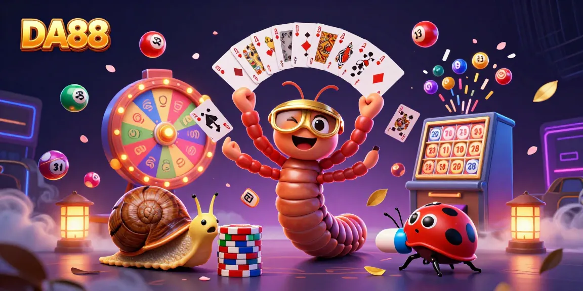 Engage in thrilling DA88 casino action with vibrant characters and dynamic game elements.