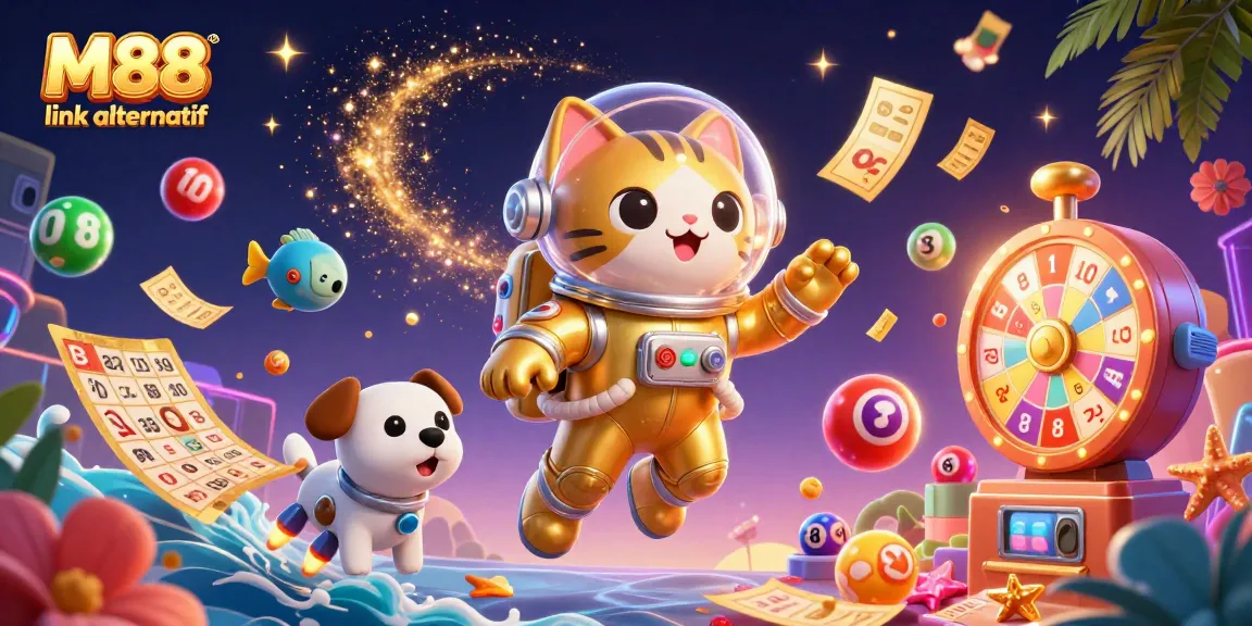M88 link alternatif offers engaging online gaming with thrilling lottery games and vibrant visuals.