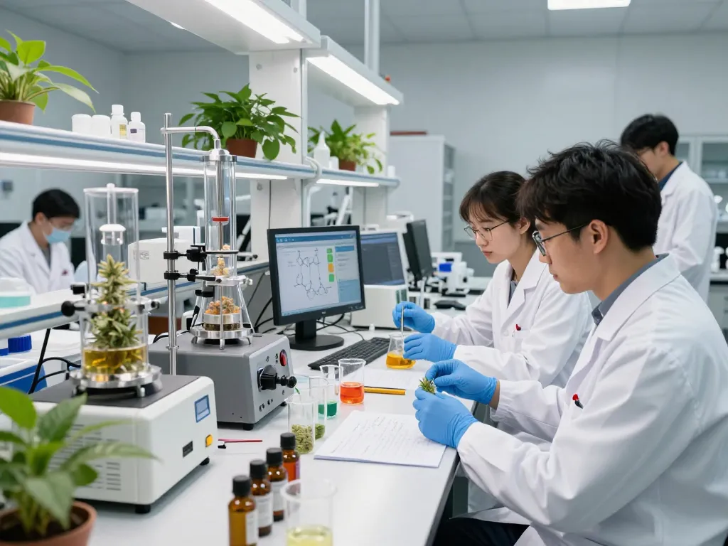 Cannabinoid manufacturer Europe showcasing high-quality lab analysis of hemp extracts and oils.