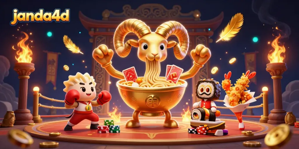 Menangkan permainan seru janda4d dengan karakter kartun unik dalam arena penuh aksi.