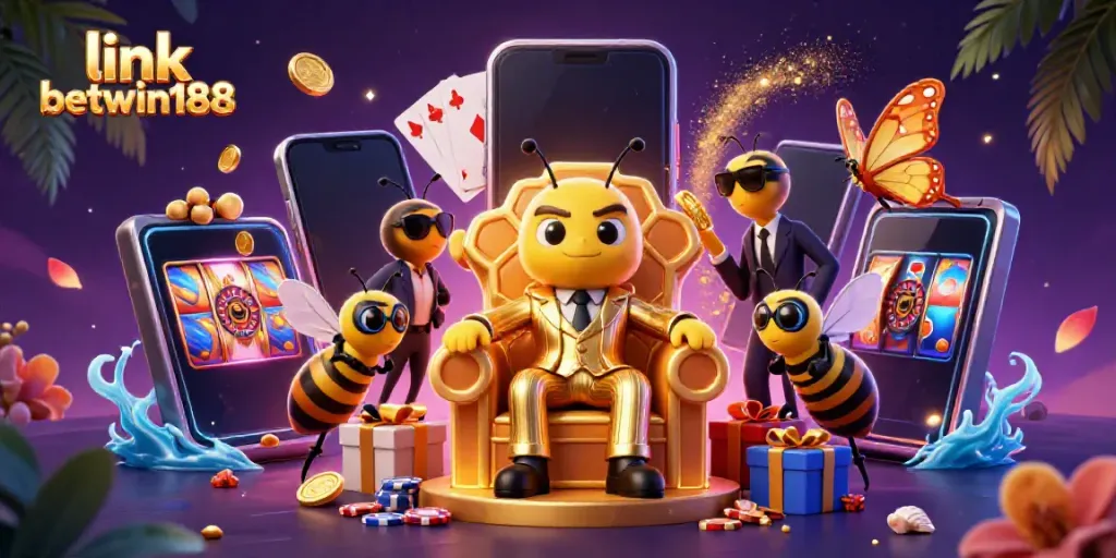 Link betwin188 dengan ilustrasi 3D menarik yang memikat pemain kasino.