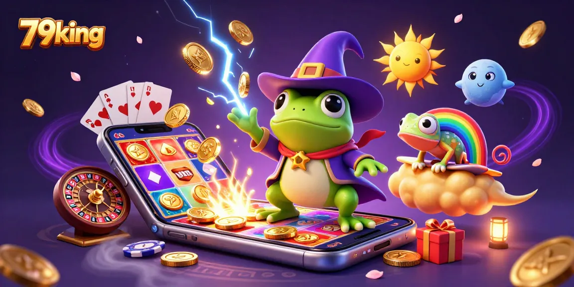 Engage with the exciting 79king casino adventure featuring magical characters amidst a storm of coins.