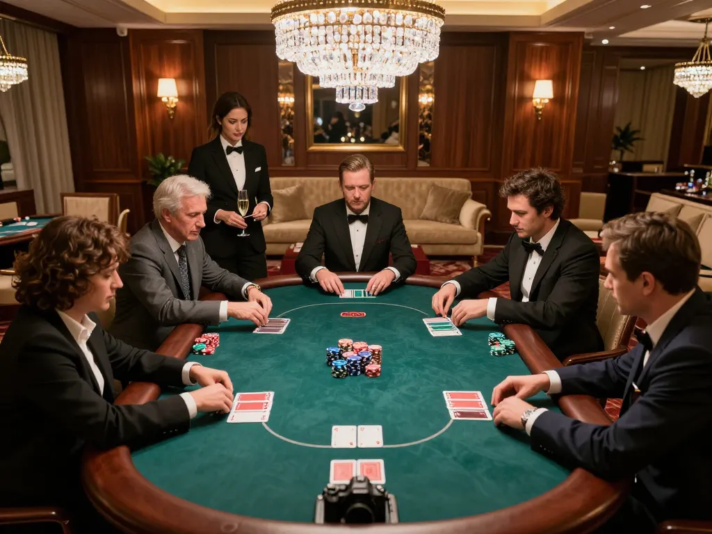 Experience high-stakes poker in a luxurious setting at xx88 com with elegant decor and strategic gameplay.