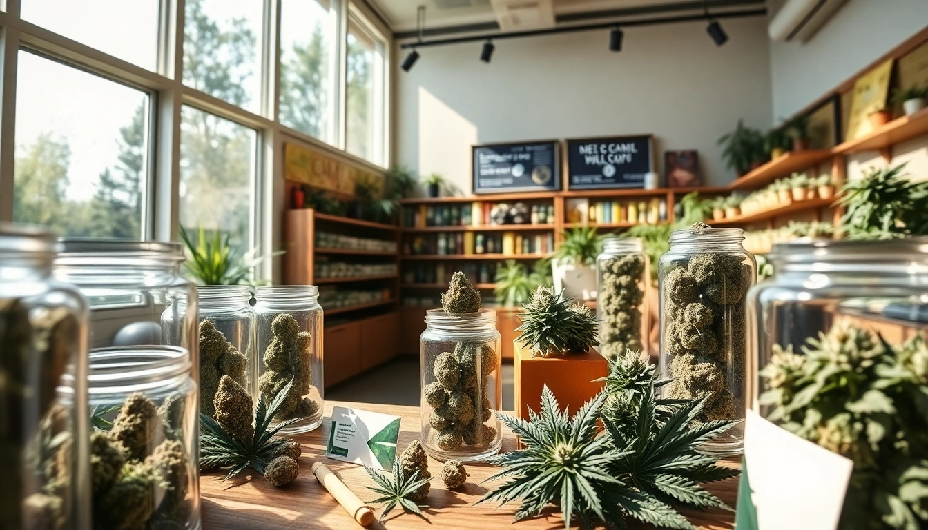 Visual representation highlighting the cost for ounce of weed with organized jars, inviting atmosphere and bright natural light.
