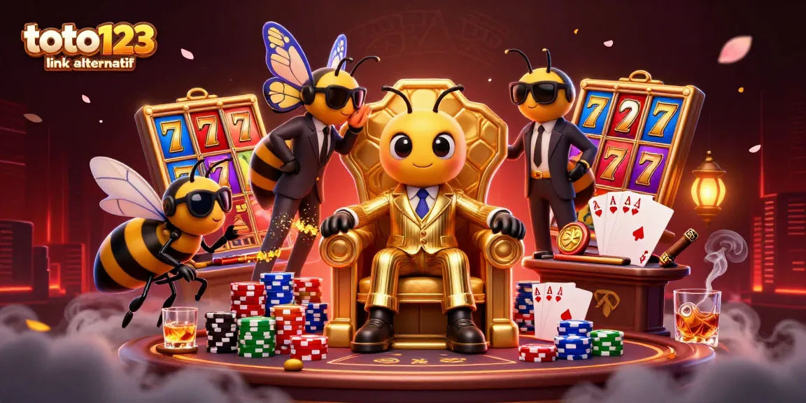 Experience thrilling gameplay with toto123 link alternatif through exciting slot reels and dynamic casino scenes.