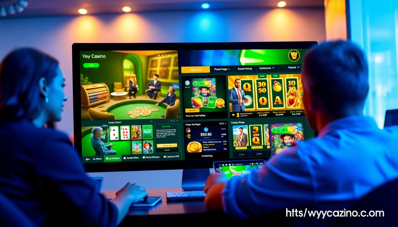 Experience seamless gaming at https://whycazino.com, featuring a vibrant online casino interface.