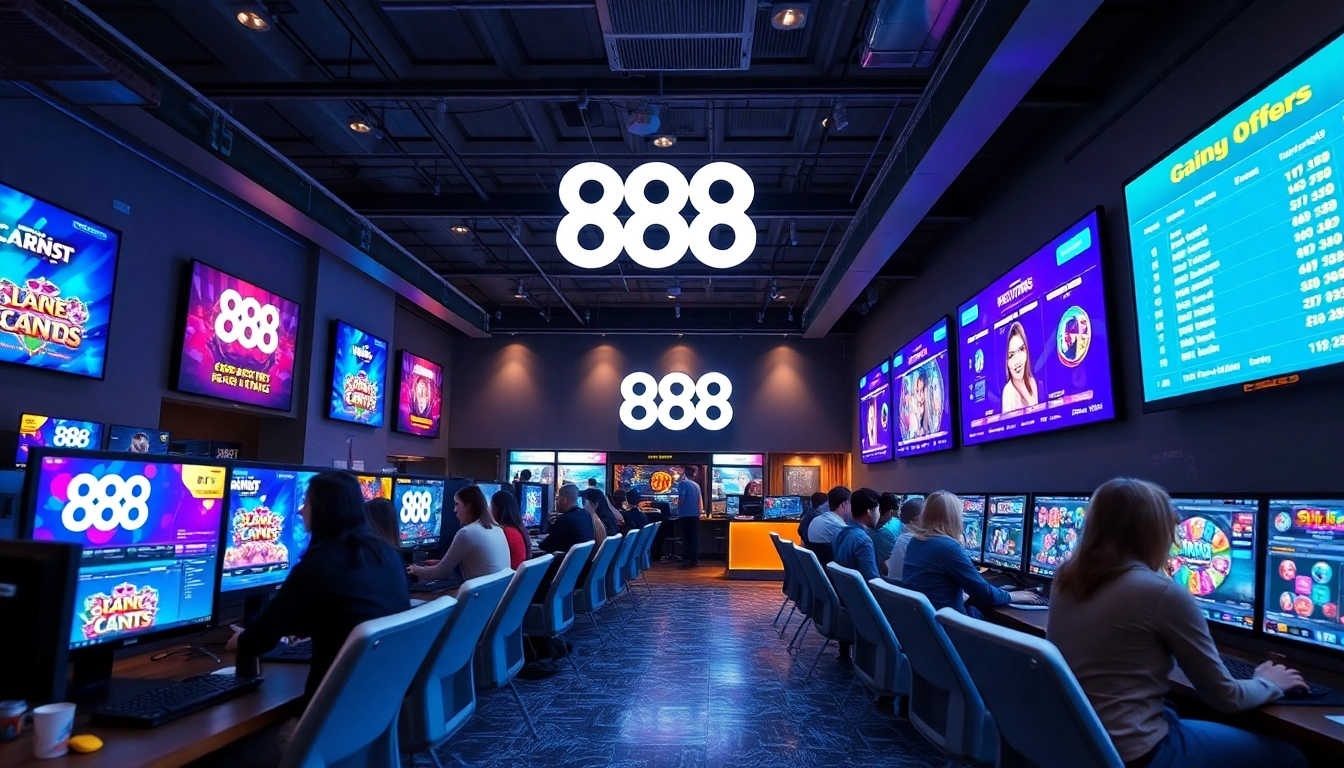 Experience the vibrant atmosphere of 888 new online gaming hub with engaging activities.