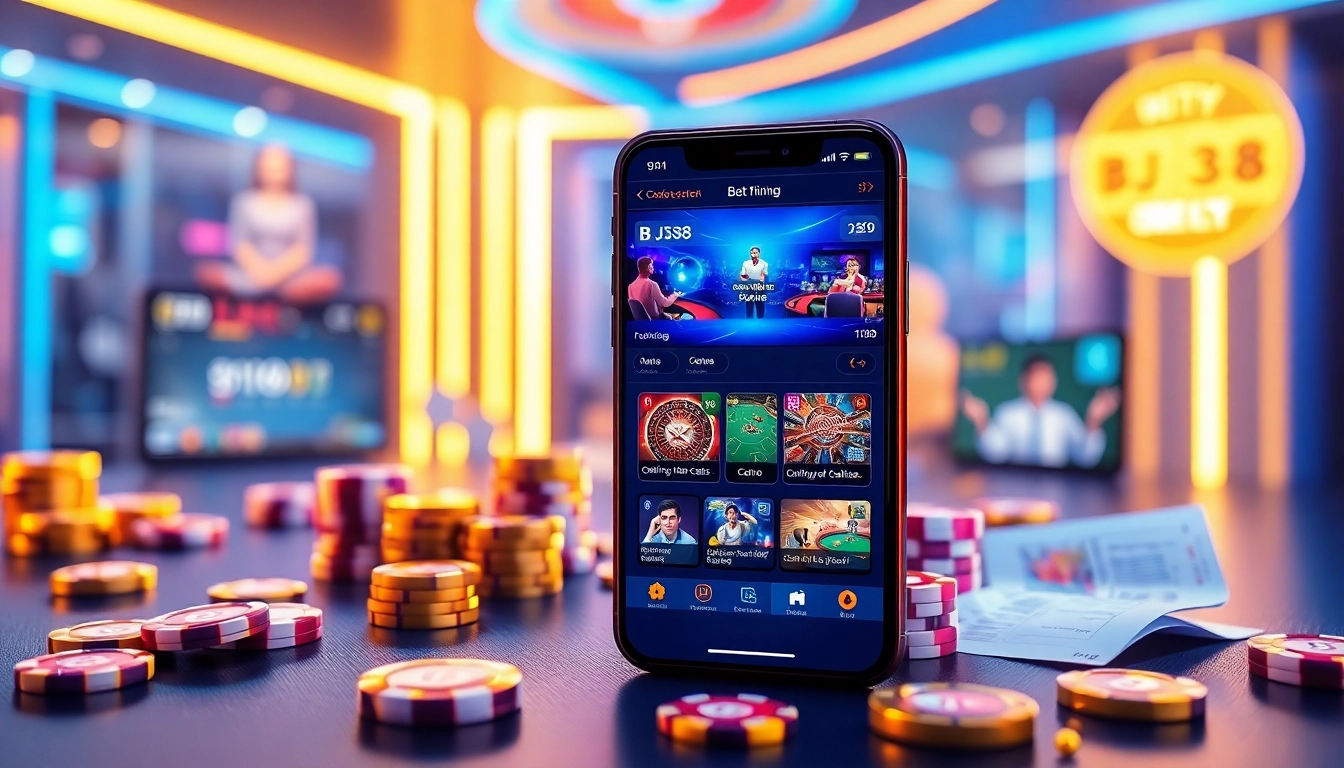 Experience online betting at BJ38 with engaging digital gaming features and vibrant atmosphere.