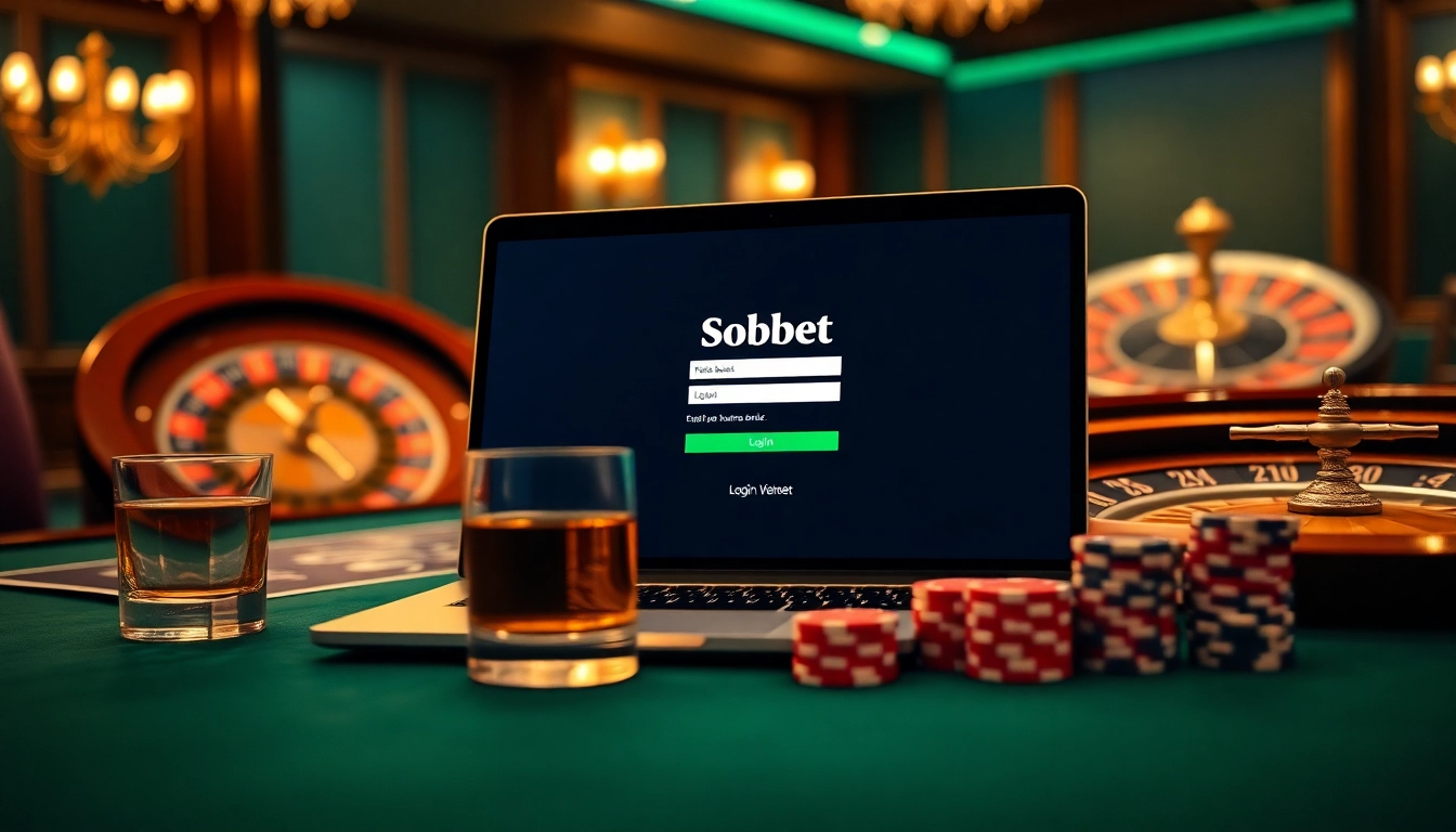 Experience the thrill of sbobet login while betting at a casino table.